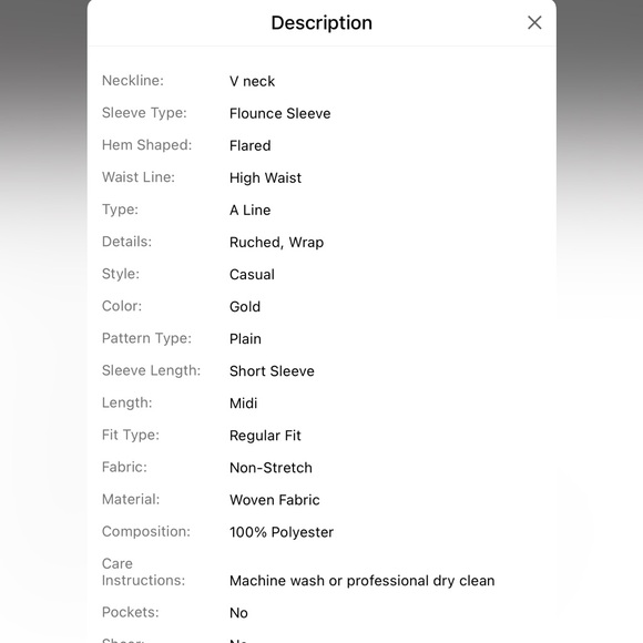 SHEIN Privé Plus Size Women's Short Sleeve Party dress - Picture 5 of 6